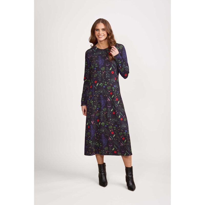Vassalli Longline Swing Knit Dress image number 2
