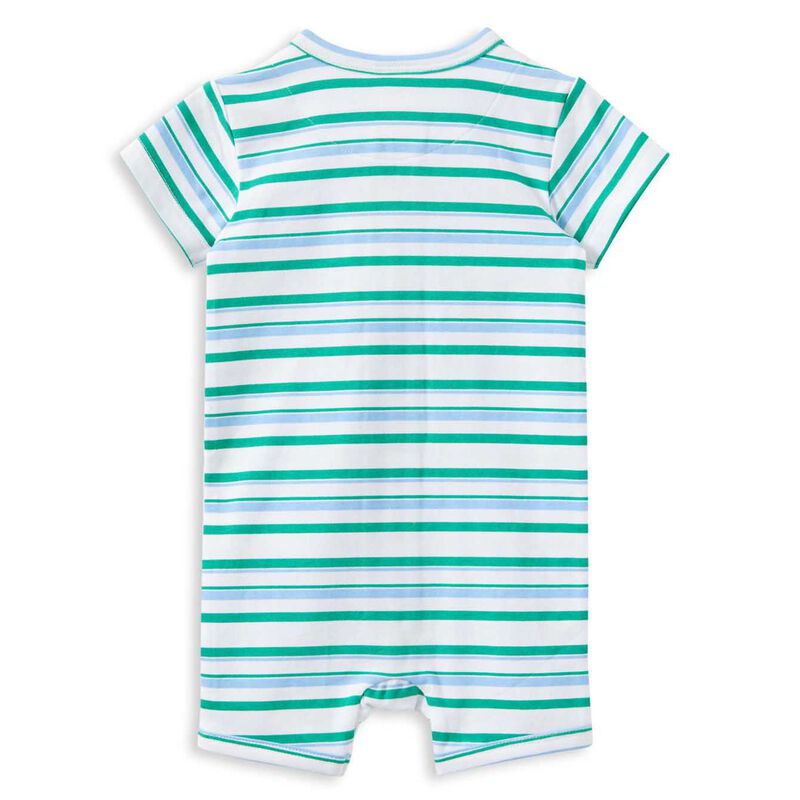 Milky Stripe Zip Romper 00-1Y image number 1