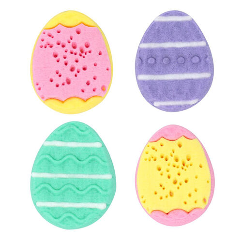 PME Edible Sugar Decorations - Easter Eggs Set Of 12