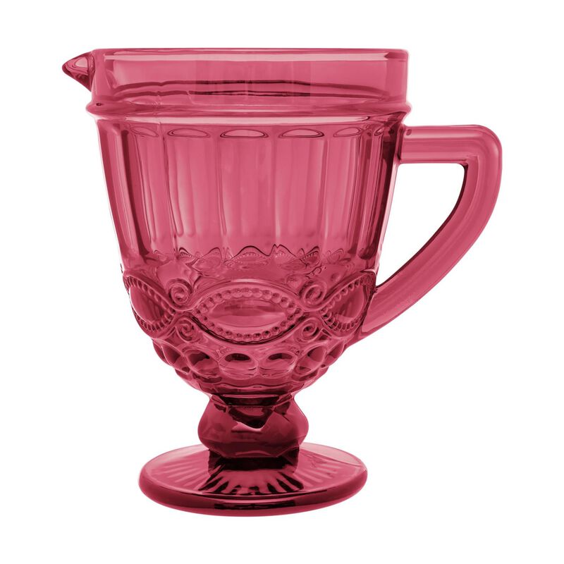 Casa Domani Gabriella Glass Jug 1.1L Pink Gift Boxed image number 2