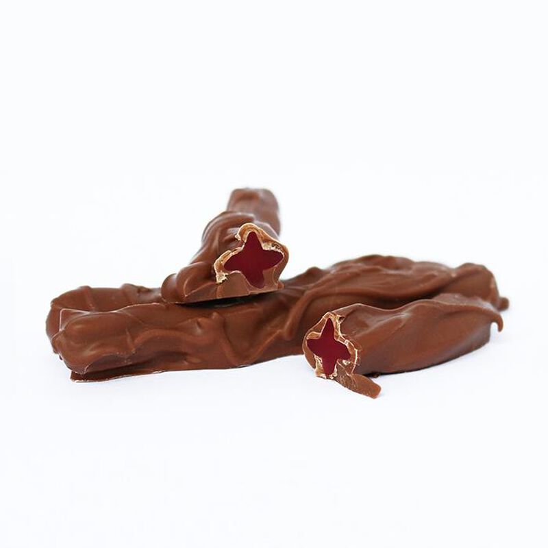 Potter Brothers Chocolates Red Licorice In Milk Chocolate 130g image number 1