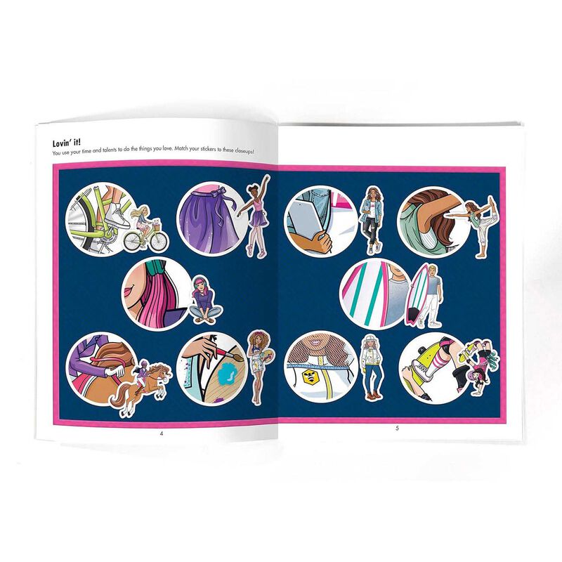 Sticker Book Treasury Mattel Barbie image number 3