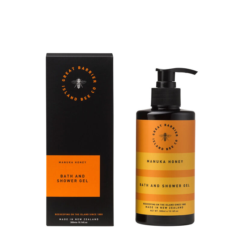 Great Barrier Island Bee Co Manuka Honey 1880 Bath & Shower Gel 300ml image number 0
