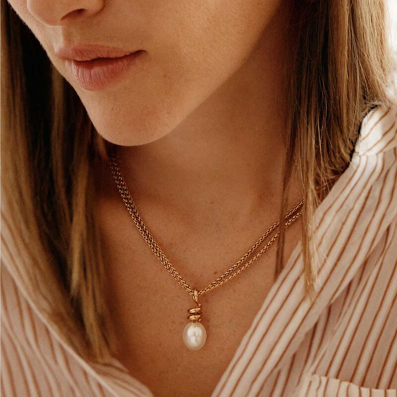 Edblad Swivel Necklace Pearl L image number 1