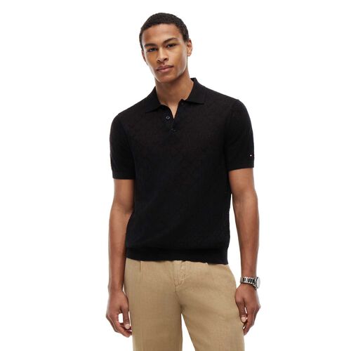 Tommy Hilfiger Regular Fit Pointelle Polo Shirt