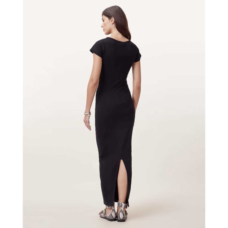 AllSaints Katarina Short Sleeve Slim Fit Maxi Dress image number 1
