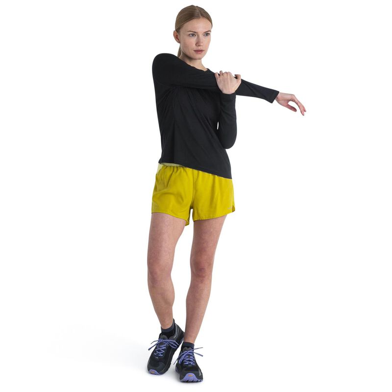 Icebreaker Womens Merino 125 ZoneKnit Energy Wind LS Tee image number 3