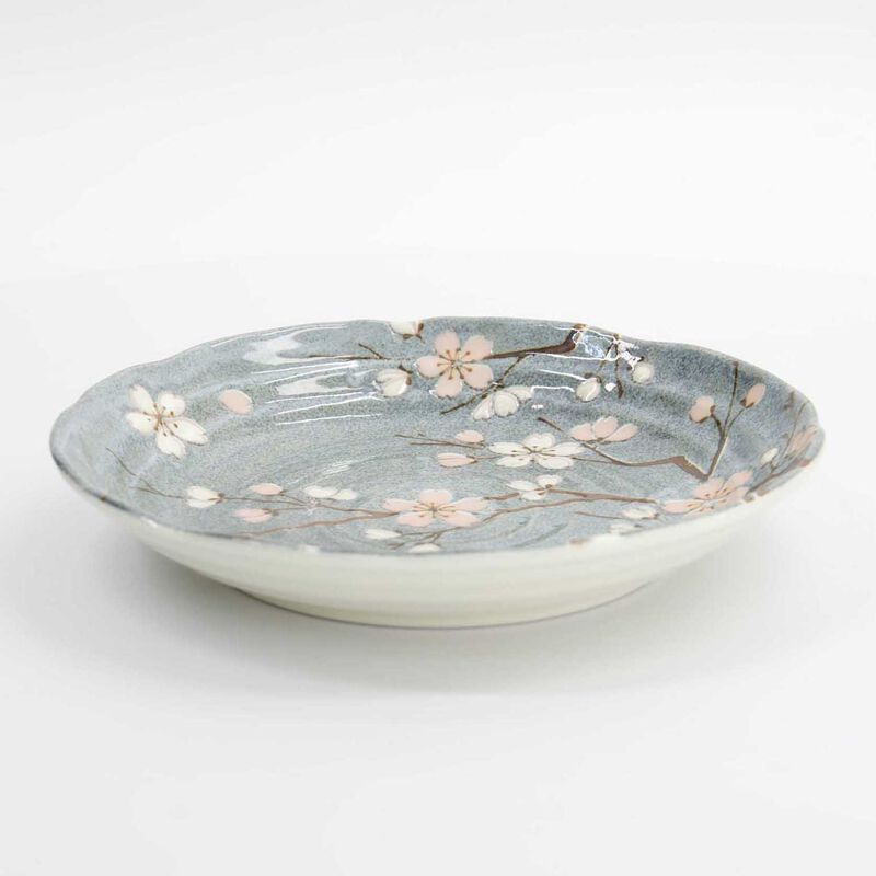 Tokyo Design Studio Fujisakura Plate 22x4cm Grey image number 1