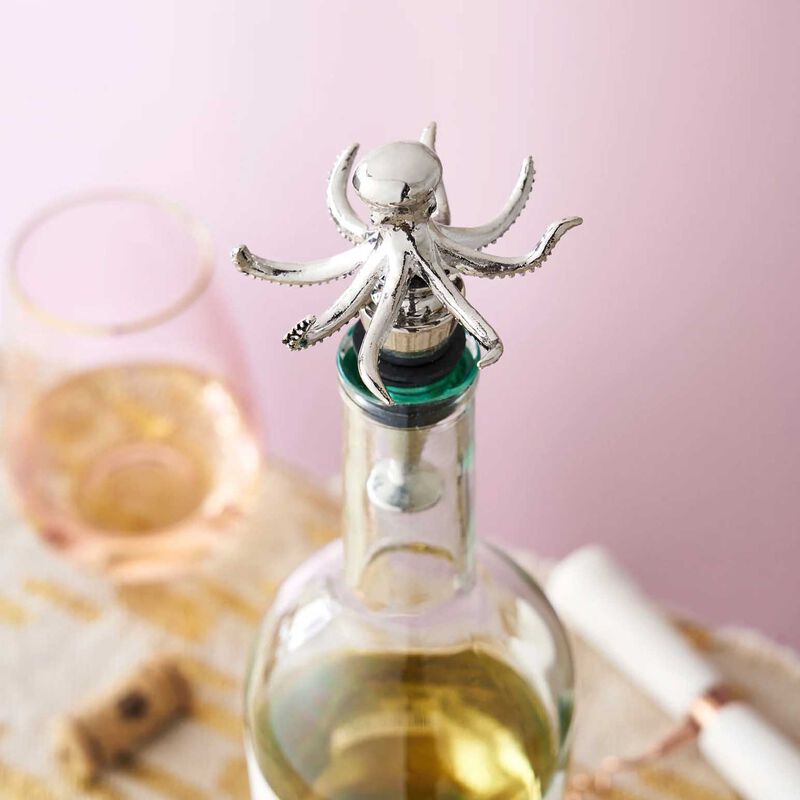 Twine Seaside Octopus Bottle Stopper image number 1