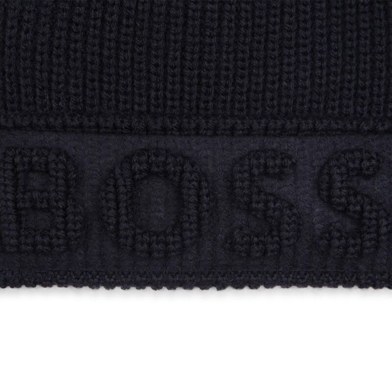 BOSS Logo Cuff Beanie T2 - T4 image number 2