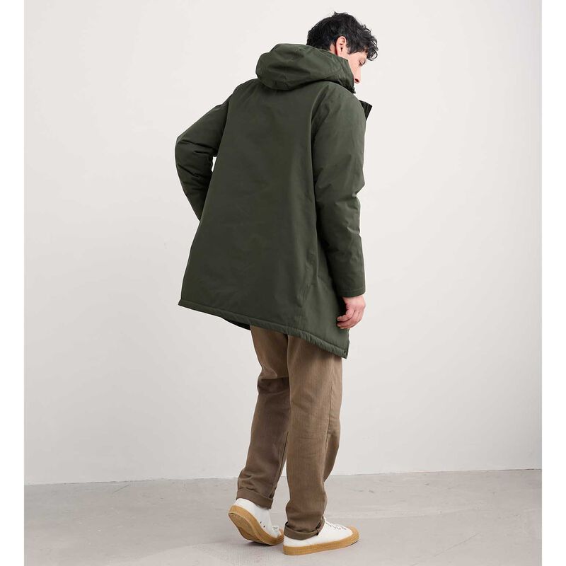 Seasalt Cornwall Gybe Coat Woodland image number 1