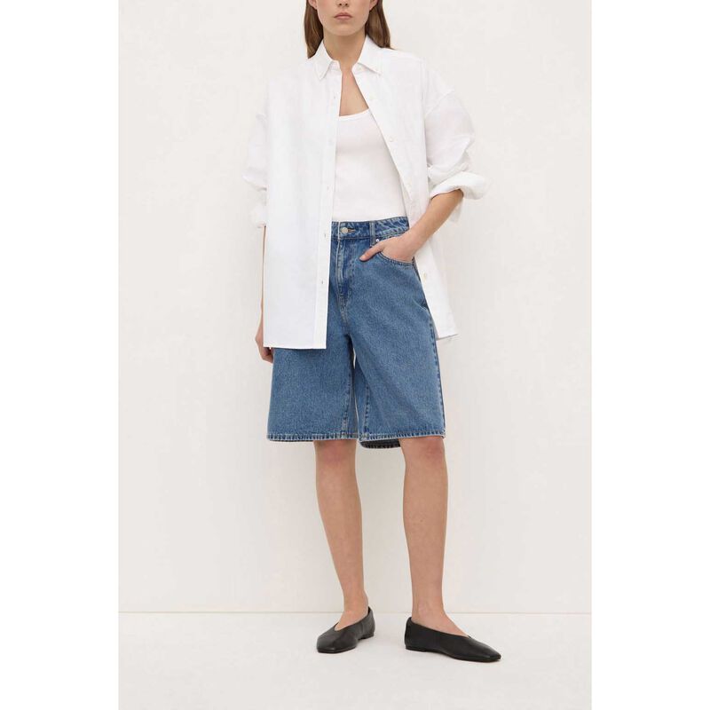 Assembly Label Ollie Oxford Long Sleeve Shirt White image number 2