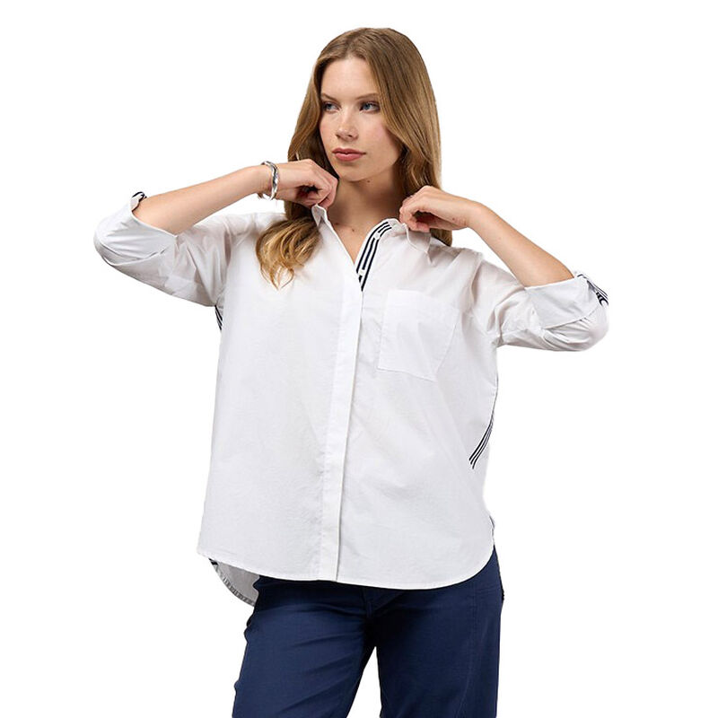 Madly Sweetly Mixed Media Shirt image number 2