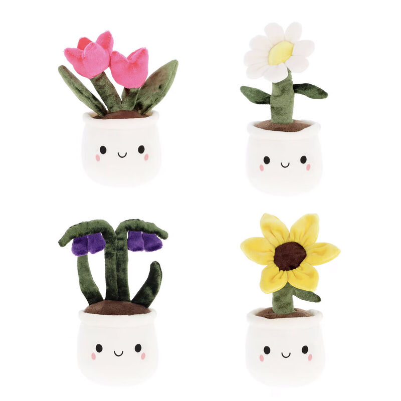 Keel Toys Flower Bobballs (4 Assorted Styles) image number 0