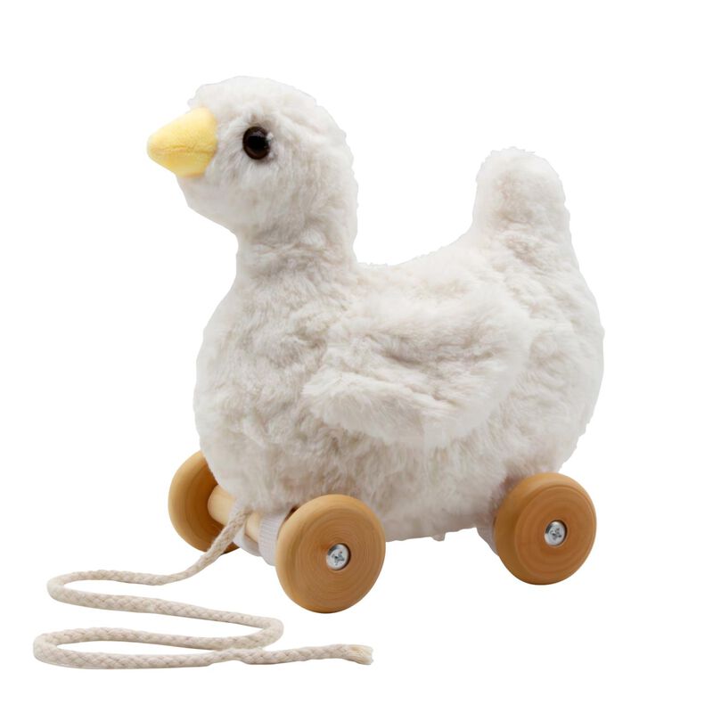 Pilbeam Duck Plush Pull Along image number 0