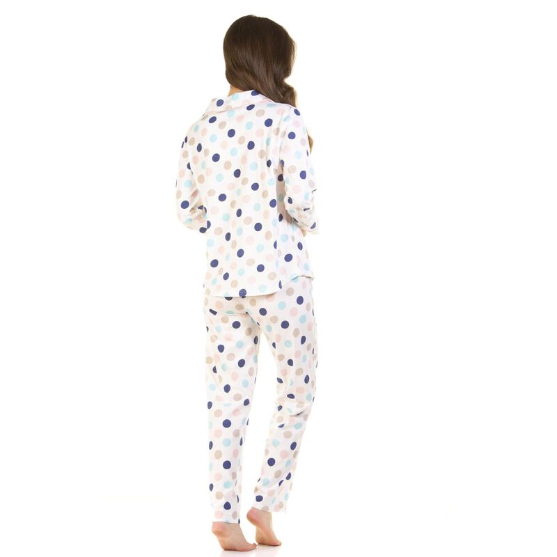 Sue Marks Misty Dots 100% Cotton Long Sleeve Pyjamas image number 1