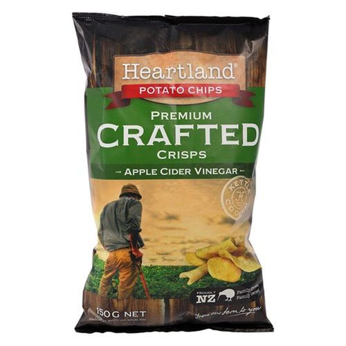 Heartland Apple Cider Vinegar Premium Crafted Crisps 150g