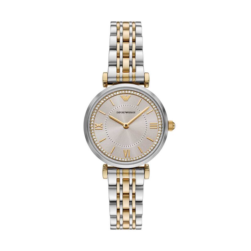 Emporio Armani Two-Hand Two-Tone Stainless Steel Watch AR11702 image number 0