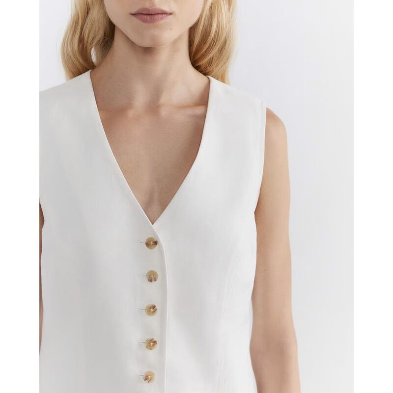 JAG Kayla Linen Vest image number 2