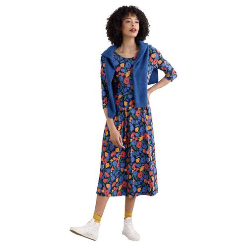 Seasalt Cornwall Veronica Dress Zennor Blooms Maritime Mix