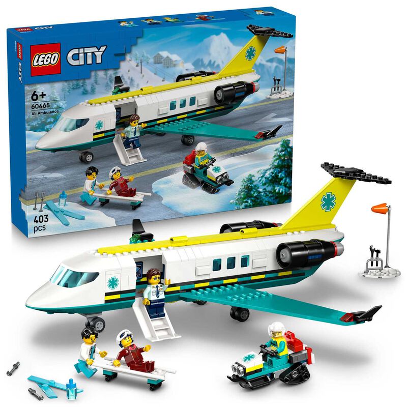 LEGO City Emergency Air Ambulance Airplane image number 0