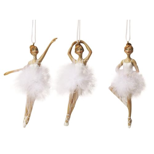 Ballerina Hanging White