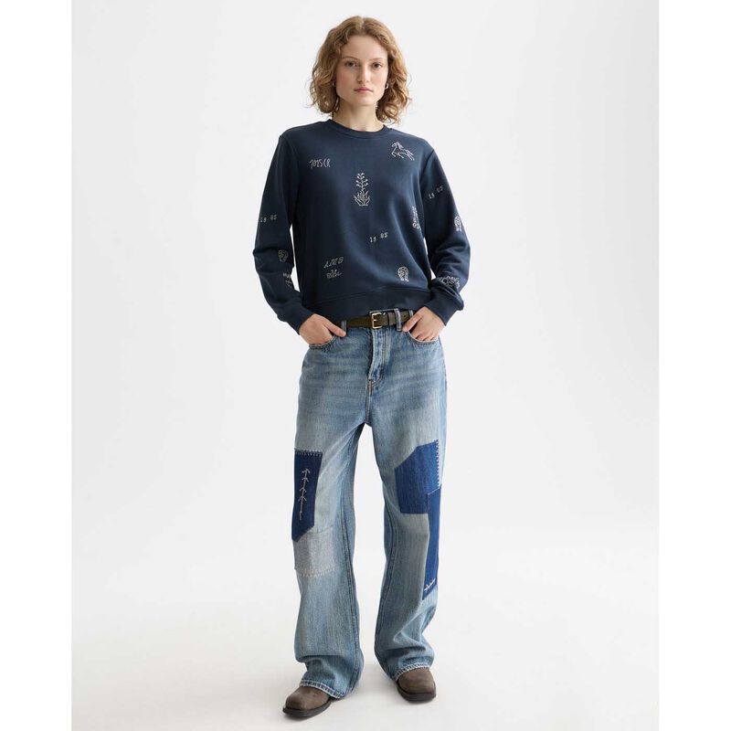 Scotch & Soda Embroidered Regular Fit Sweatshirt image number 3