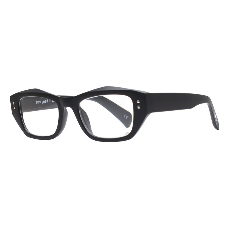 Daily Eyewear 1pm Black Reading Glasses image number 0