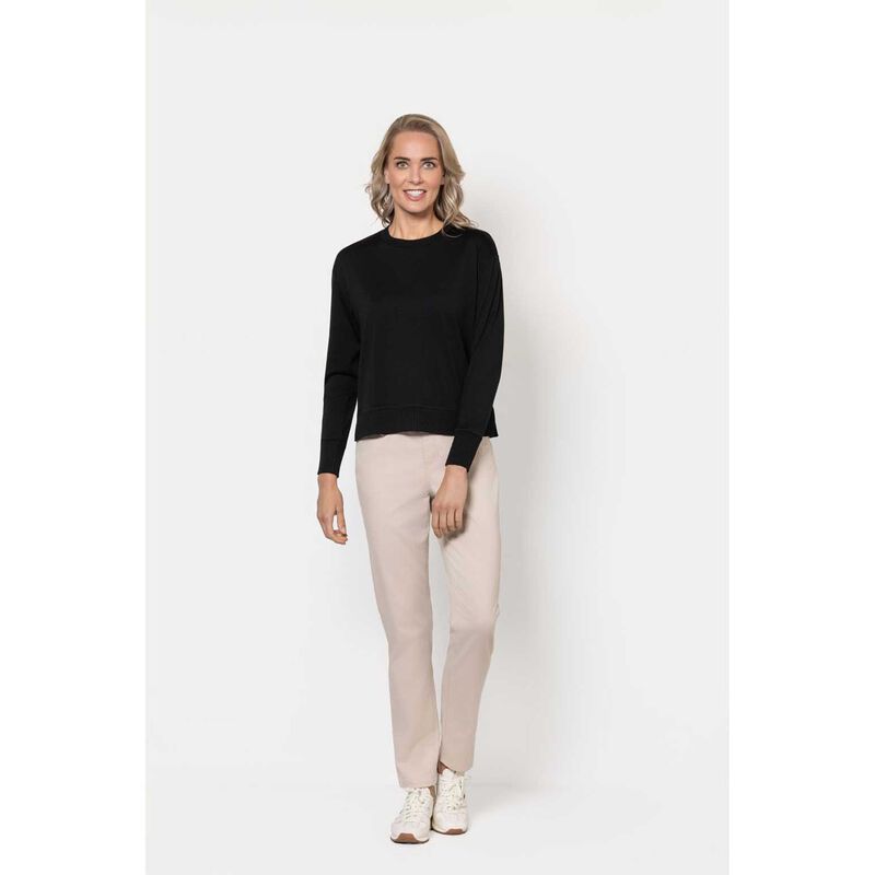 B Essentials by Ballantynes Rib Trim Jumper image number 3