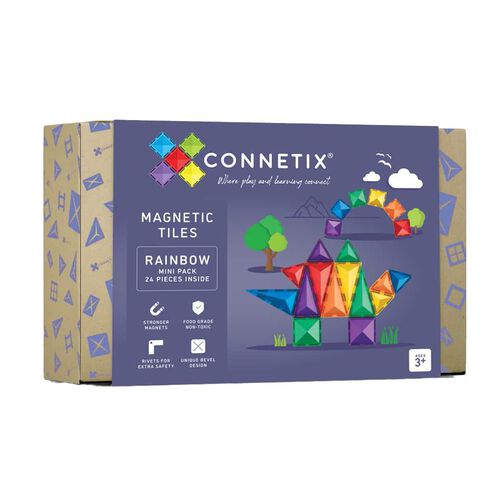 Connetix Tiles Rainbow Mini Pack 24pc