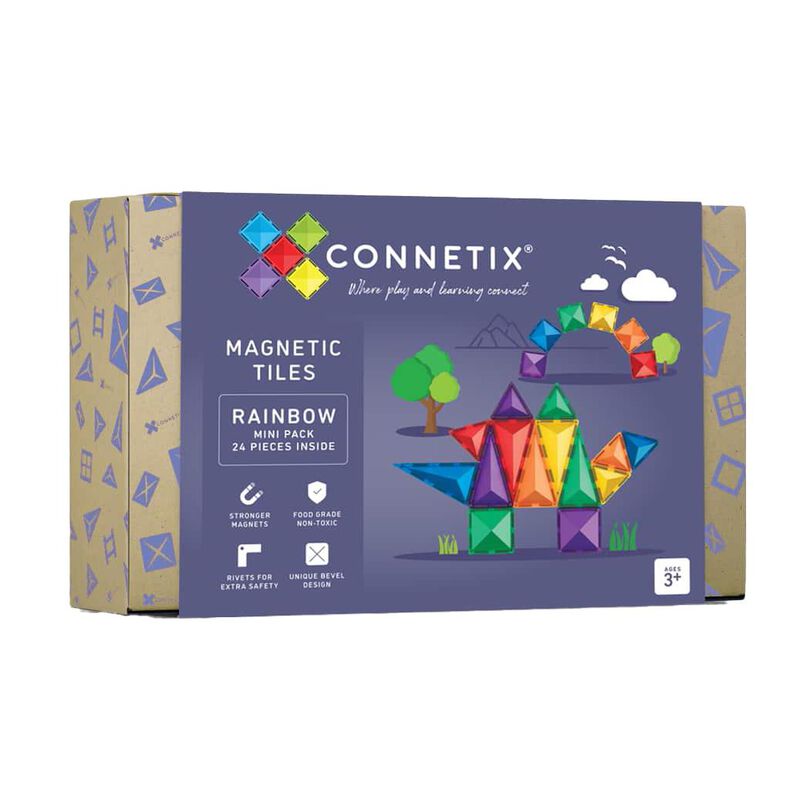 Connetix Tiles Rainbow Mini Pack 24pc image number 0