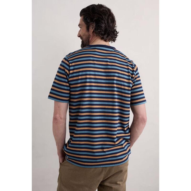 Seasalt Cornwall Men's Seven Seas Sailor Tee Duet Mini Cornish Maritime Ed image number 1
