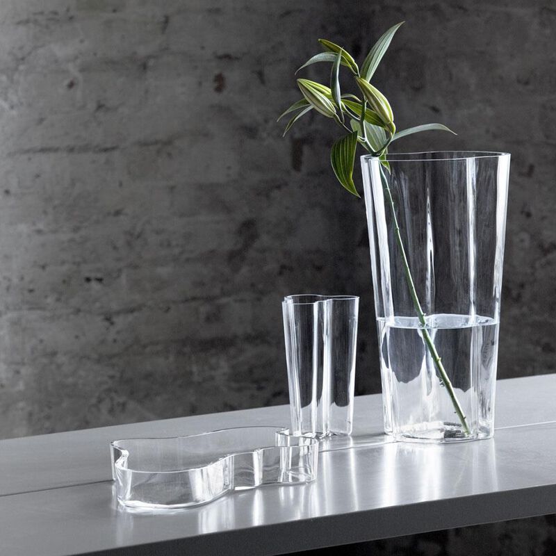 iittala Alvar Aalto Collection bowl 262x50mm Clear image number 1