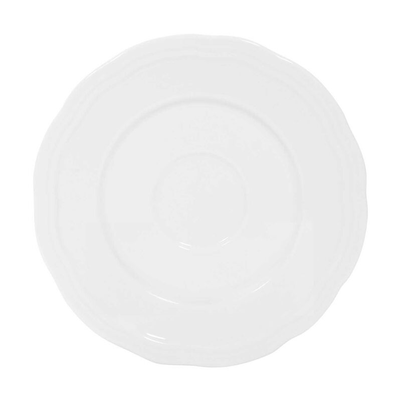 Casa Domani Florence Scallop Demi Cup & Saucer 80ml Set Of 2 White Boxed image number 2