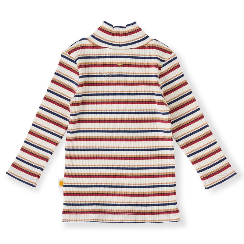 Goldie + Ace Embroidered Rib Skivvy Outback Stripe 3-5Y image number 1