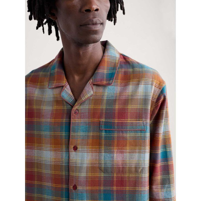 Seasalt Cornwall Netter Pyjama Set Root Cellar Conker image number 2