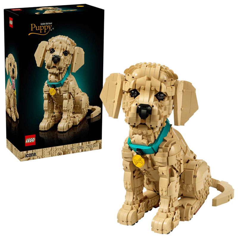 LEGO Icons Golden Retriever Puppy image number 0