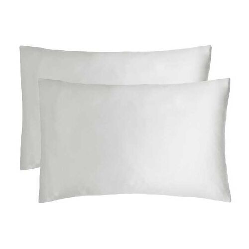 Bambury Bamboo Satin Pillowcase Pair - Silver