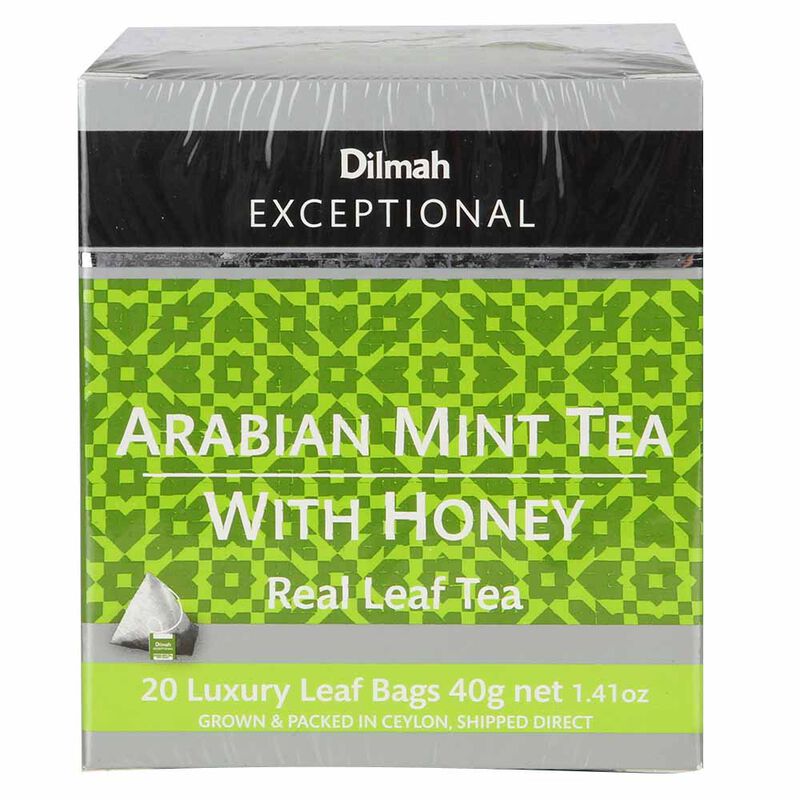 Dilmah Exceptional Arabian Mint Tea with Honey - 20 Teabags image number 0