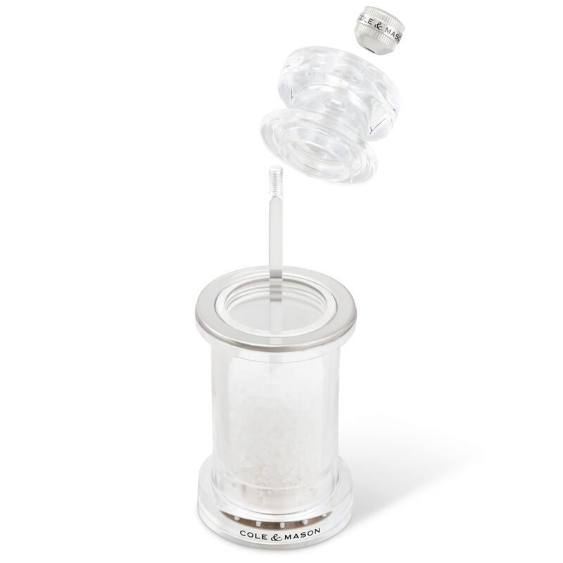 Cole & Mason 675 Acrylic Salt Mill 14.4cm image number 1