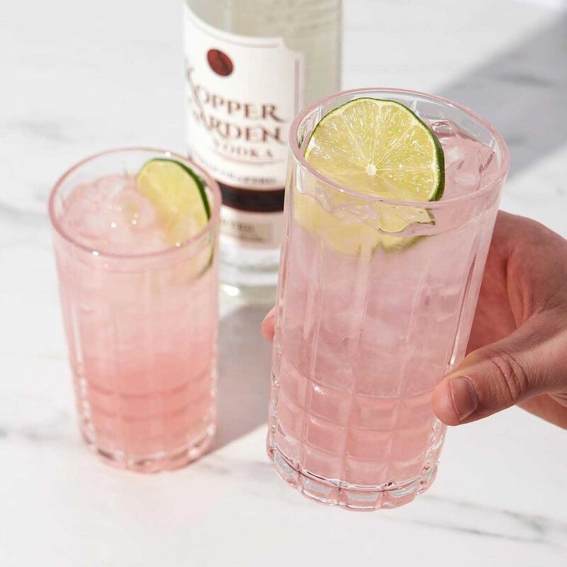 Viski Highland Crystal Highball Tumblers Set Of 4 image number 1