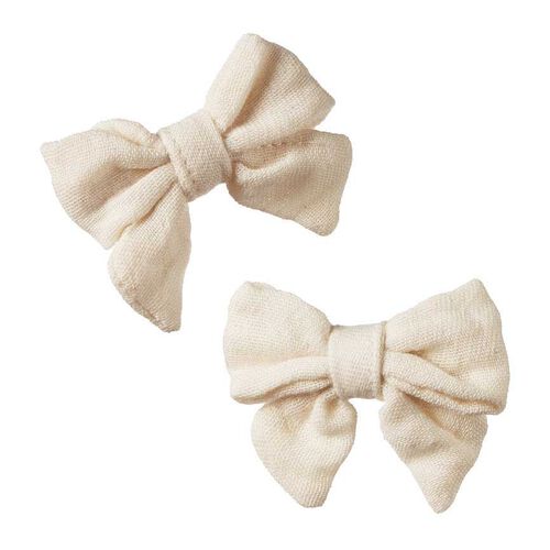 Nature Baby Bow Hair Clips 2 Pack