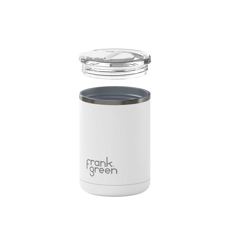frank green 12oz S/Steel Cup With Screw Hinged Lid Cloud image number 3