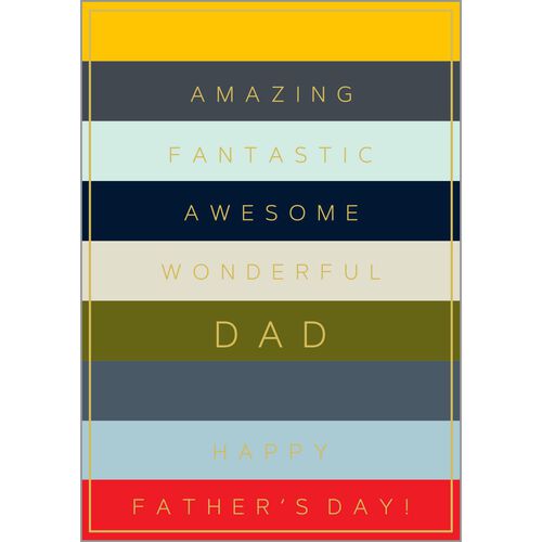 Image Gallery Amazing Fantastic Father's Day Card