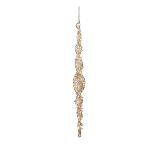 Goodwill Glass Jewel Twist Icicle Ornament 20cm