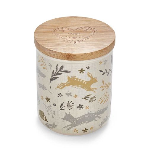 Cooksmart Woodland Ceramic Tea Canister
