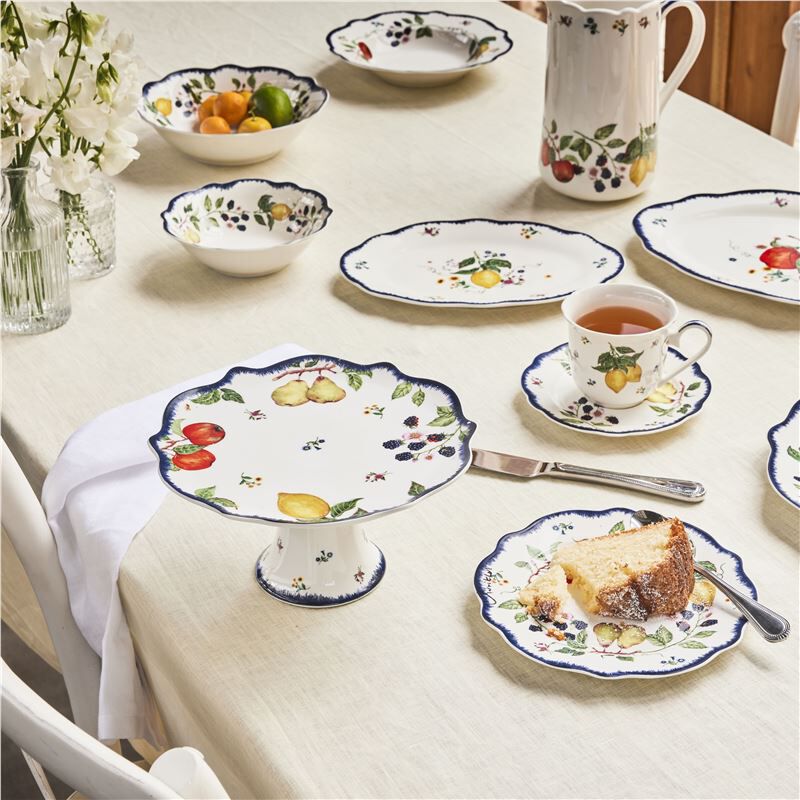 Casa Domani Frutta Scallop Oval Rim Platter 26x17cm image number 2