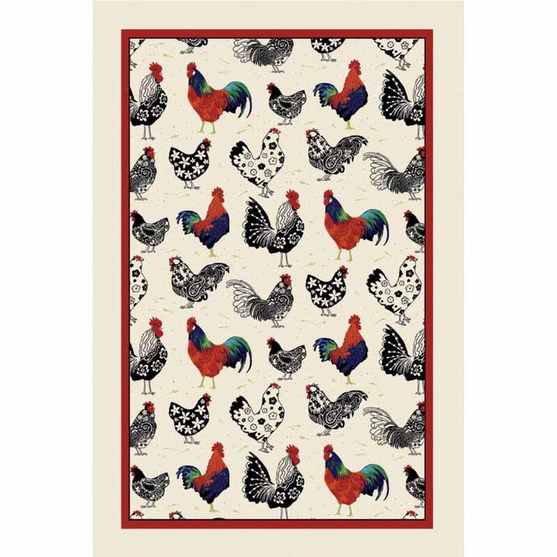 Ulster Weavers Rooster Cotton Tea Towel image number 0