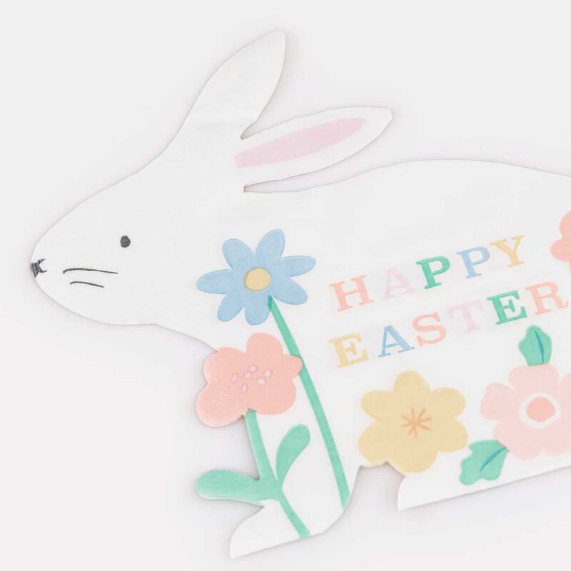 Meri Meri Easter Bunny Napkins (x16) image number 1