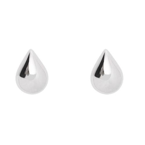 Boh Runga Droplet Stud Earring Silver